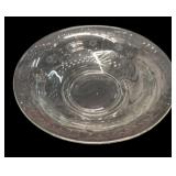 Etched Crystal Bowl
