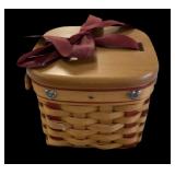 3 x 4 Longaberger Handwoven Basket w