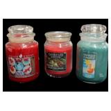 Red Velvet, Holiday Berry & Bahama Breeze Candles