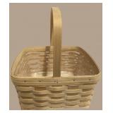 6.5 x 12 Lined Longaberger Handwoven Basket