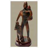 13" Metal Statue