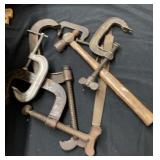 C Clamps & Hammer