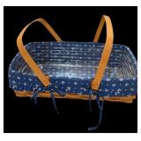 10.5 x 18 Dbl Lined Longaberger Basket