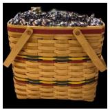 10 x 11.5 Dbl Lined Longaberger Basket