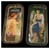 (2) Coca Cola Trays