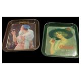 (2) Coca - Cola Trays