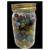 Quart Jar Marbles