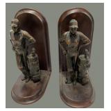 Golfer Bookends