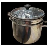 Preowned Pasta Cooker/Veg Steamer/Stock Pot