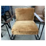 Ashley Contemporary Accent Chair w/ Leather Arms