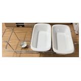 Oven Proof Casserole Bowls & Stand