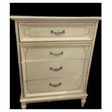 4 Drawer White Chest