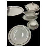 Service For 12 Bavarian  China Dish Set