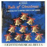 Me Christmas Brass Lighted Musical Bells