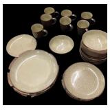 25 Pc  222 Fifth Chandi Sage Dishes