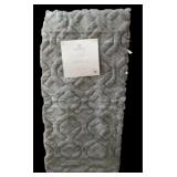 Astra Silver Regal Comfort Luxury Faux Fur Throw