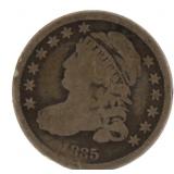 1835 Capped Bust Silver Dime