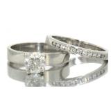 Platinum 1.32 ct Round Diamond Bridal