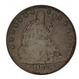 1854-O Seated Liberty Silver Half Dollar