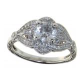 14kt Gold 1.28 ct Round Brilliant Diamond Ring