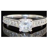 14kt Gold 1.55 ct Round Brilliant Diamond Ring