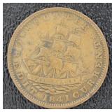 1841 Credit Current Copper Hard Times Token