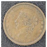 1857 Millions For Defense Copper Hard Times Token