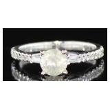 14kt Gold Round Brilliant 1.20 ct Diamond Ring