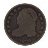 1829 Capped Bust Silver Dime