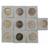 (10) Mixed Date: US Mint Commemorative Half Dollar