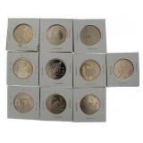 (10) Mixed Date: US Mint Commemortive Half Dollar