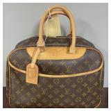 Louis Vuitton Deauville Monogram Satchel Bag