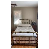 Full Brass Bed (Mattress & Box)