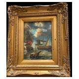 12 x 14 Framed Oil on Canvas