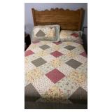 Antique Headboard & Frame (Free Mattress  & Box)