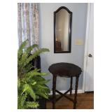 Antique Center Table & Mirror