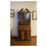 Mahogany Drop Front Secretary