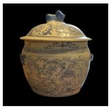 Blue & White Cookie Jar