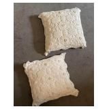 (2) Handmade Pillows