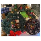 Lot of 3 Christmas Wreaths