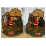 Matching Coca-Cola Musical Boxes