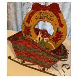 Seasons Greetings & Sleigh Decor