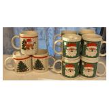 11pc Christmas Coffee Cups