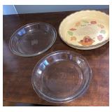 (3) Pie Plates