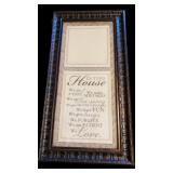 In This House Plaque