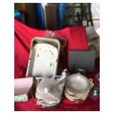 Box Lot of Household Items etc