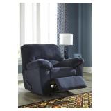 Ashley 95402 Midnight Blue Rocking Recliner