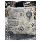 Ashley Paris Script Accent Pillow