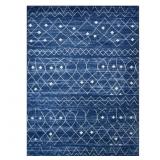 $849 5x7 Sofia Space Blue Area Rug