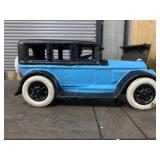 Cast Iron Blue Car